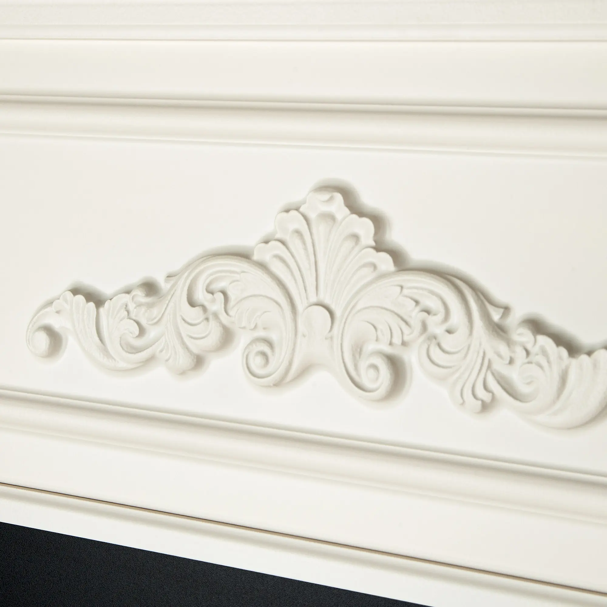 Semineu Art Flame Ornato & Mirabella (Ivory) - 4