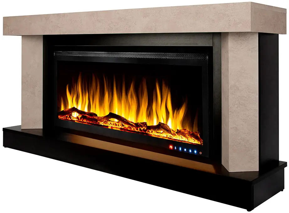 Semineu Art Flame Palermo maxi & Schubert 42 (Beige/Black) - 2