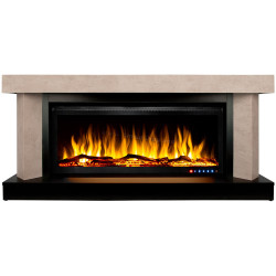 Semineu Art Flame Palermo maxi & Schubert 42 (Beige/Black)