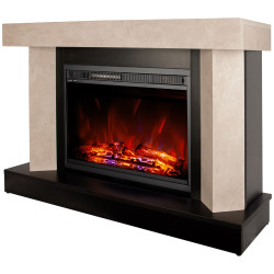 Каминокомплект Art Flame Palermo mini & Lorance Color (Beige/Black) Thumb