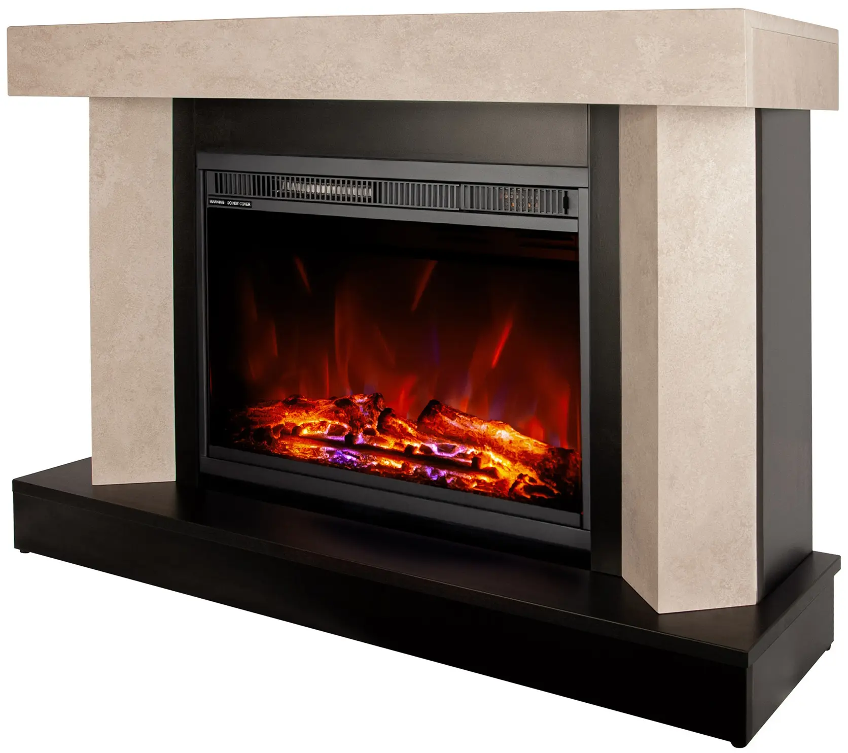 Каминокомплект Art Flame Palermo mini & Lorance Color (Beige/Black) - 2
