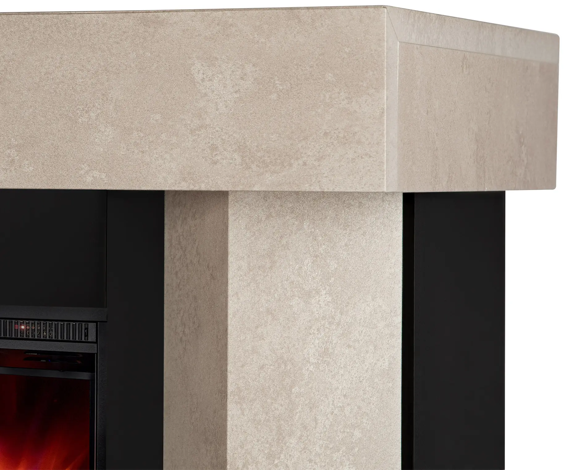 Каминокомплект Art Flame Palermo mini & Lorance Color (Beige/Black) - 3