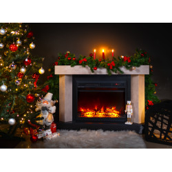 Каминокомплект Art Flame Palermo mini & Lorance Color (Beige/Black) Thumb