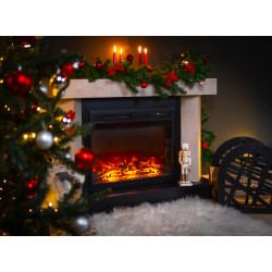 Каминокомплект Art Flame Palermo mini & Lorance Color (Beige/Black) Thumb