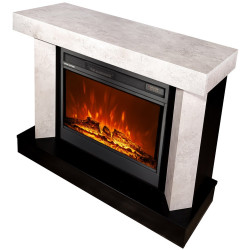 Каминокомплект Art Flame Palermo & Mirabella (Beige/Black) Thumb