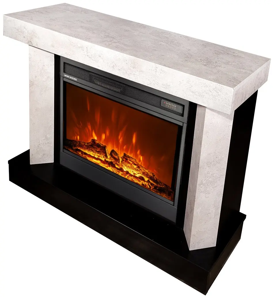 Каминокомплект Art Flame Palermo & Mirabella (Beige/Black) - 3
