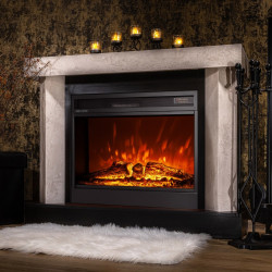 Каминокомплект Art Flame Palermo & Mirabella (Beige/Black) Thumb