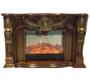 Каминокомплект Art Flame Premium Adolf VA216SS (Brown)