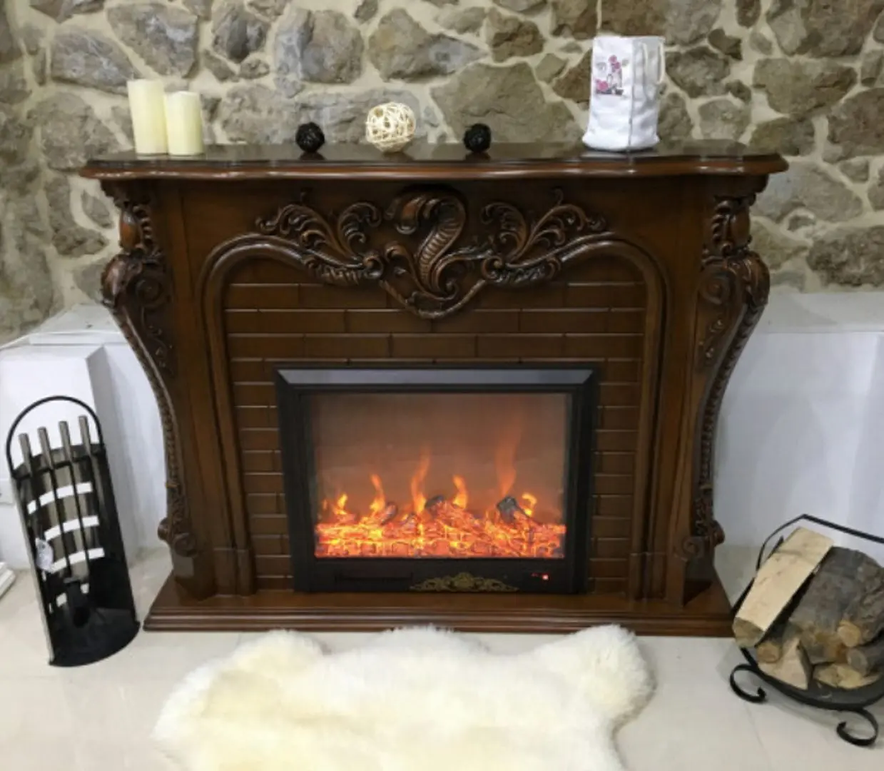Каминокомплект Art Flame Premium Artemida 325B (Brown)