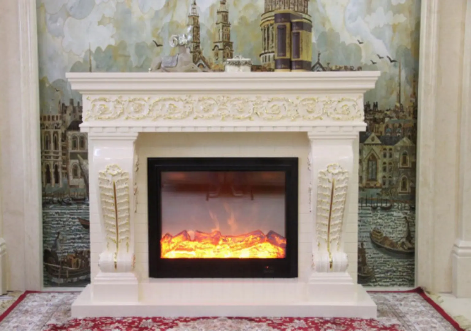 Каминокомплект Art Flame Premium Astoria VA003S (White)