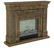 Каминокомплект Art Flame Premium Caesar VA006 (Granite/Gold)