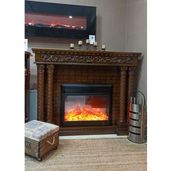 Каминокомплект Art Flame Premium Fidel VA263 (Brown) Thumb