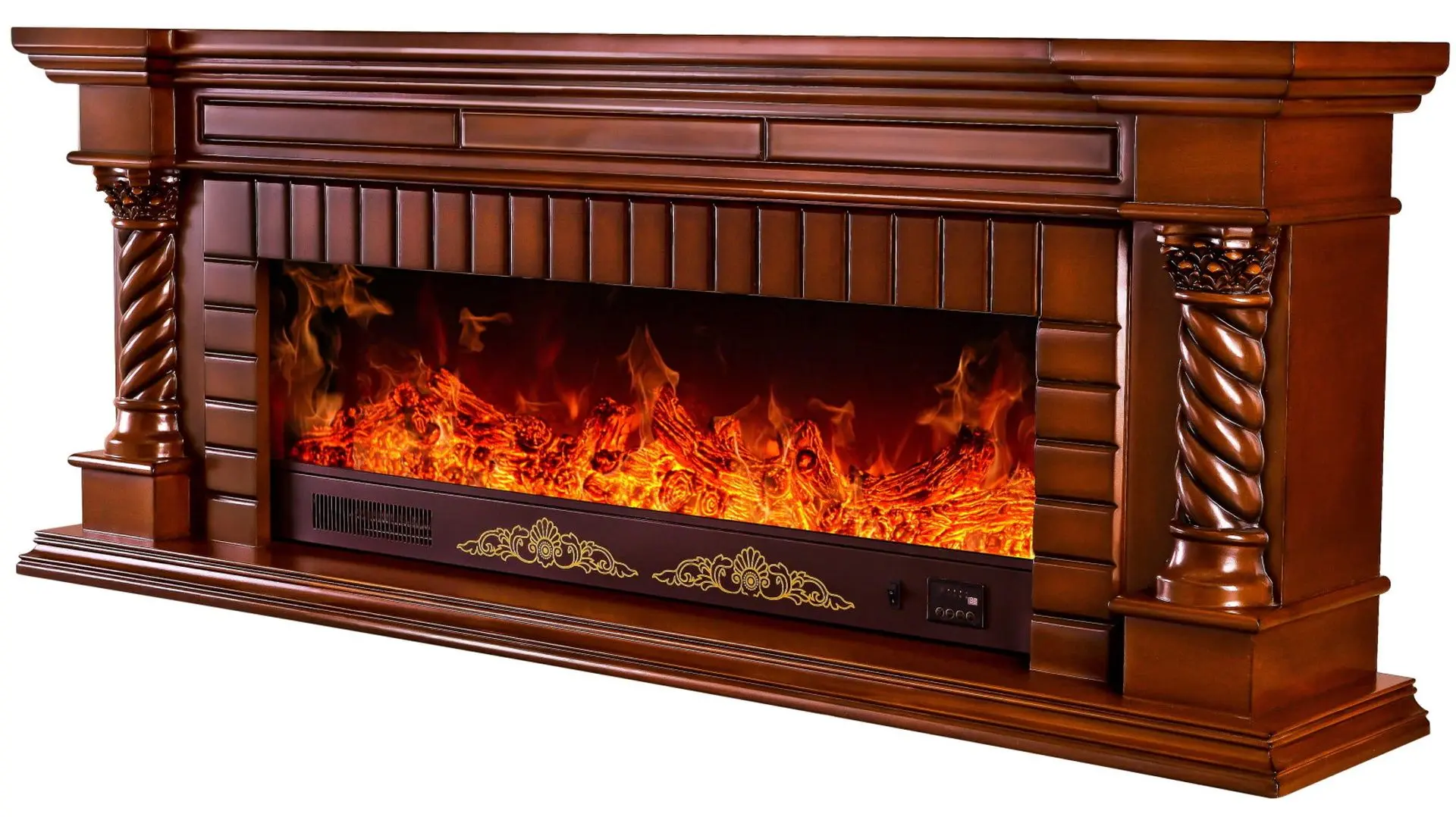 Semineu Art Flame Premium Frankfurt Long 336SS (Brown)