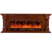 Каминокомплект Art Flame Premium Frankfurt Long 336SS (Brown)