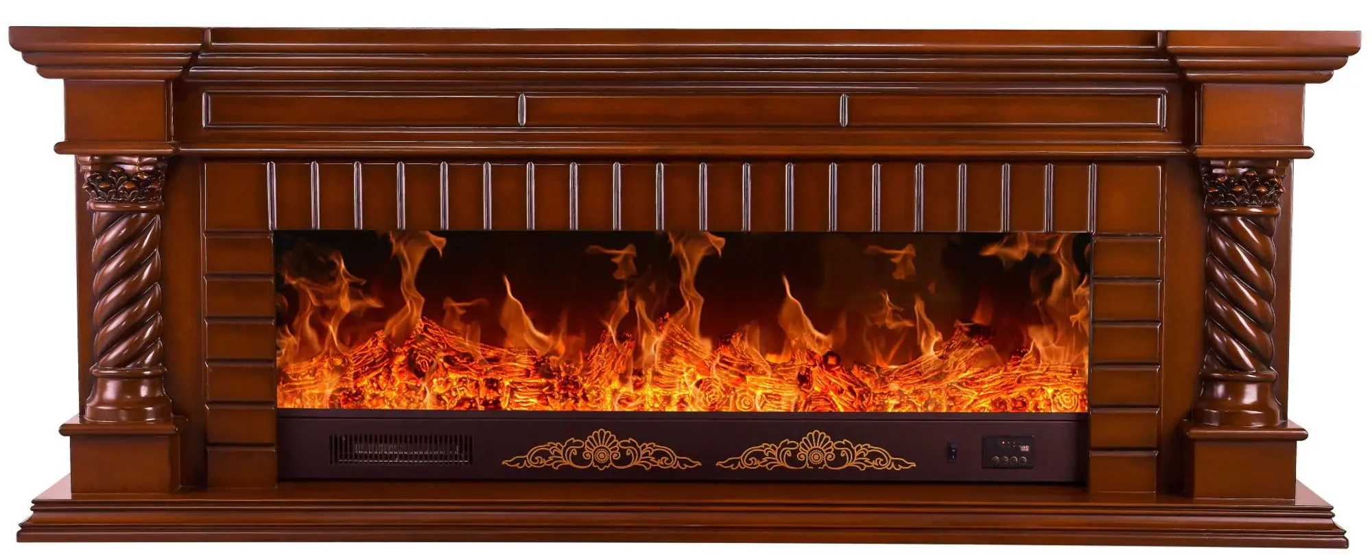 Semineu Art Flame Premium Frankfurt Long 336SS (Brown)