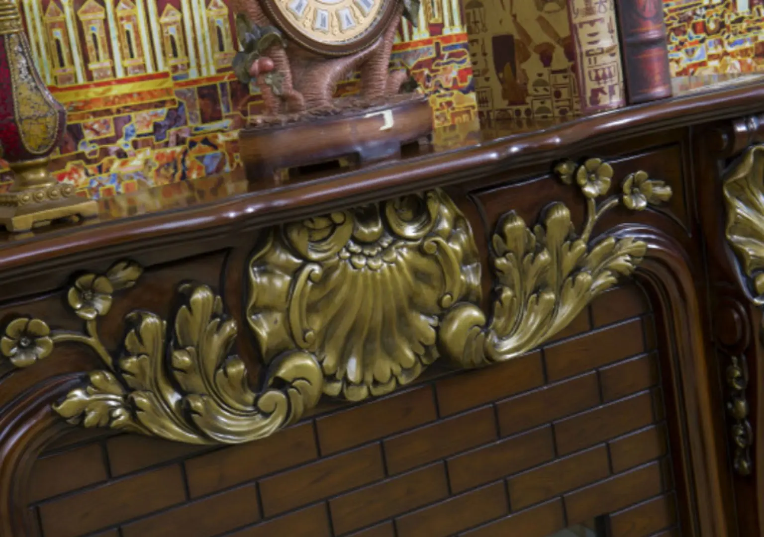 Каминокомплект Art Flame Premium King VA504 (Brown)