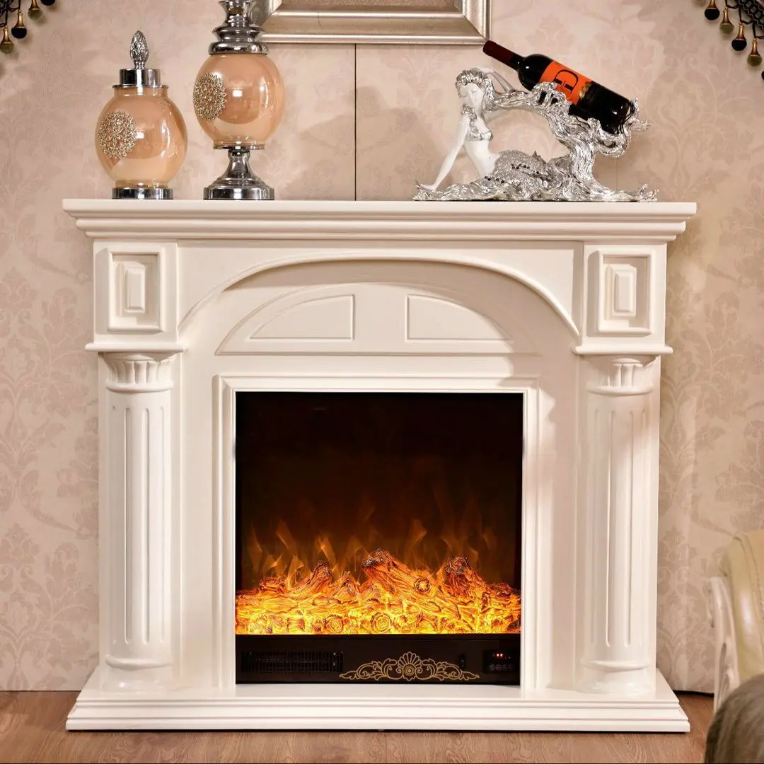 Semineu Art Flame Premium Lisabona 332B (White)