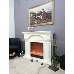 Semineu Art Flame Premium Lisabona 332B (White) Thumb