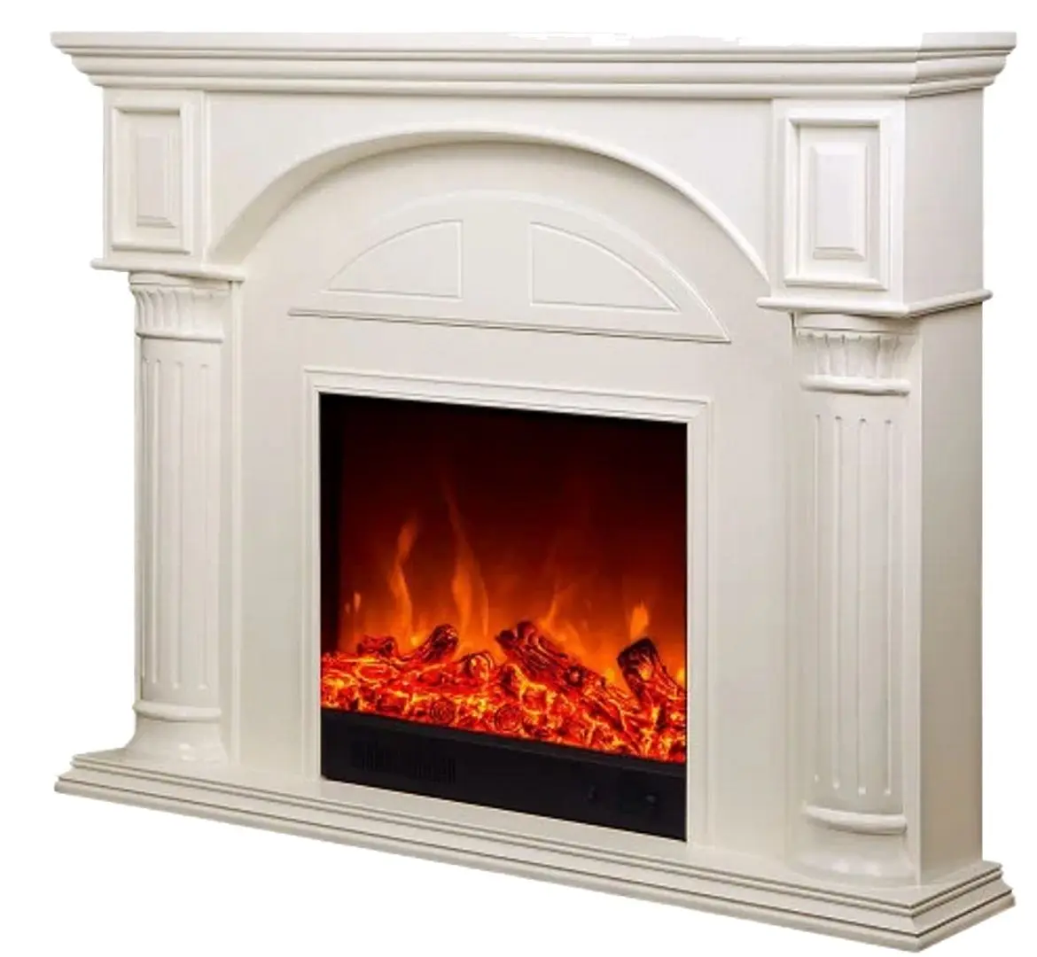 Semineu Art Flame Premium Lisabona 332B (White)