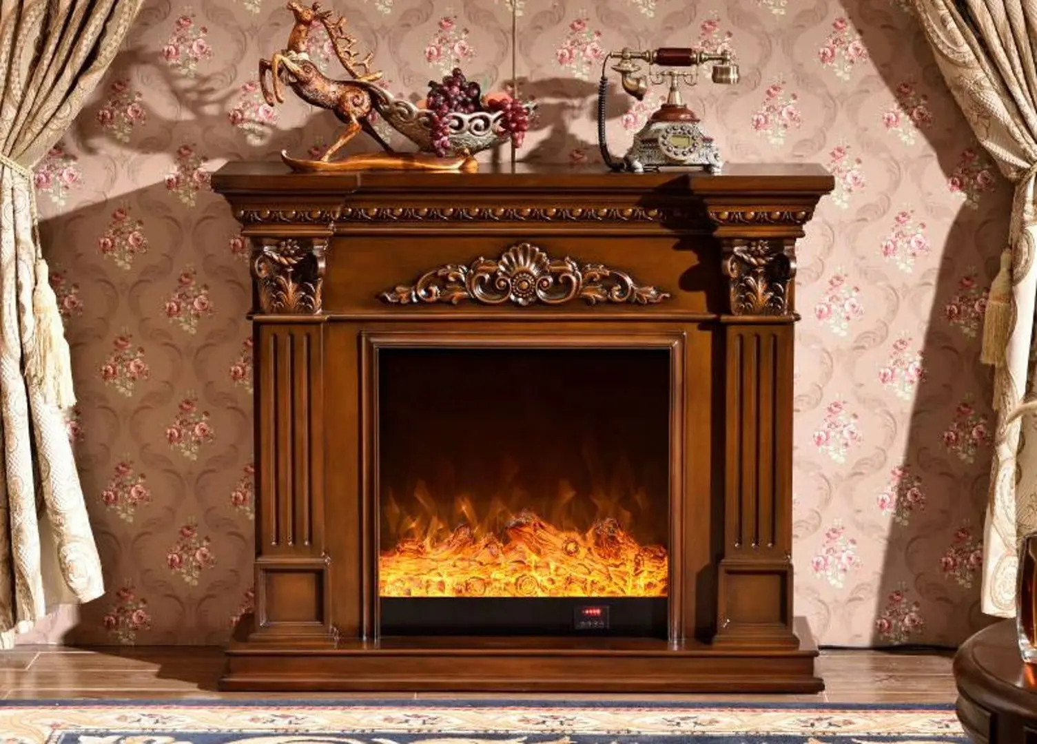 Каминокомплект Art Flame Premium Marseilles 328B (Brown)