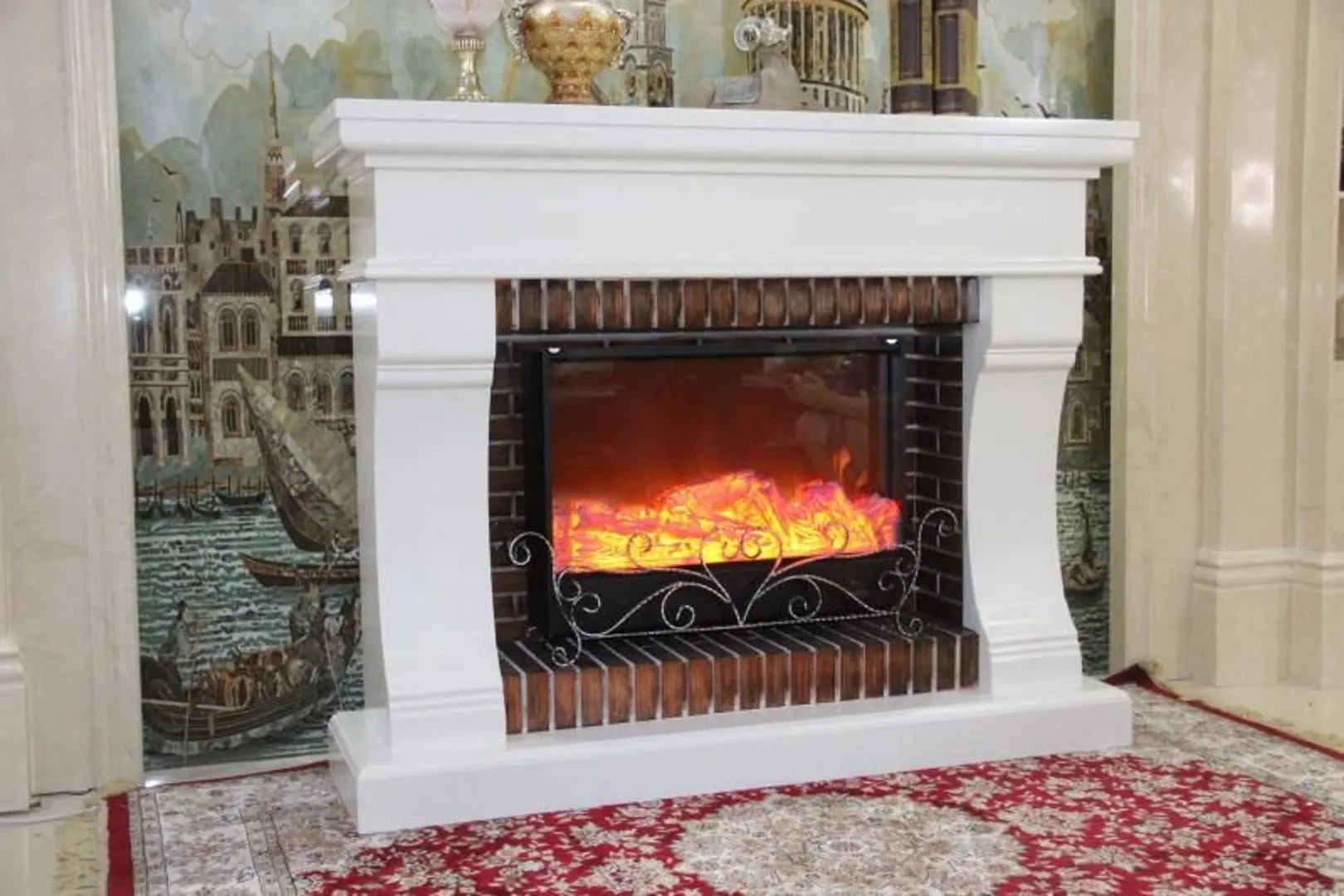 Semineu Art Flame Premium Oliver VA264 (White)