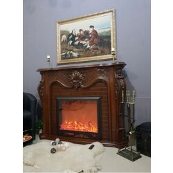 Каминокомплект Art Flame Premium Perla 319B (Brown) Thumb