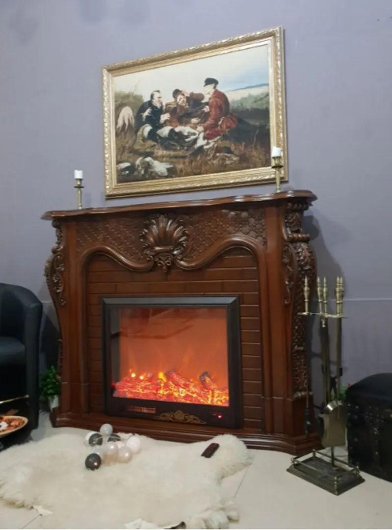 Каминокомплект Art Flame Premium Perla 319B (Brown)