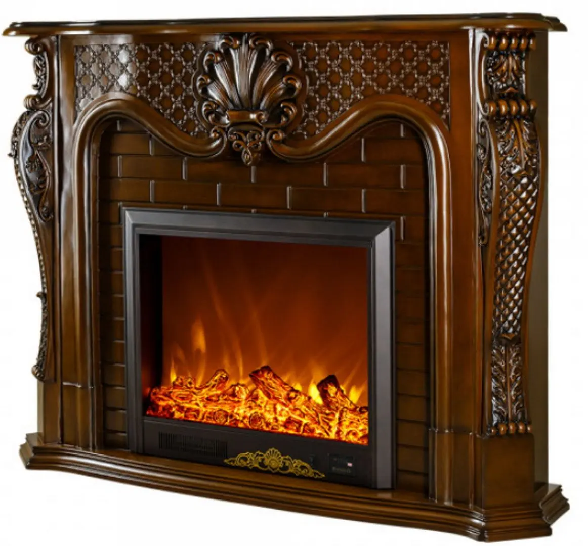 Каминокомплект Art Flame Premium Perla 319B (Brown)