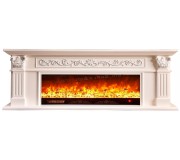 Каминокомплект Art Flame Premium Poseidon 328S (White)