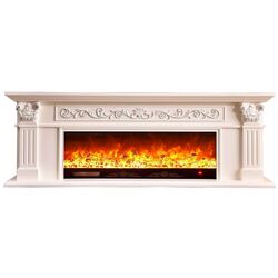 Каминокомплект Art Flame Premium Poseidon 328S (White)