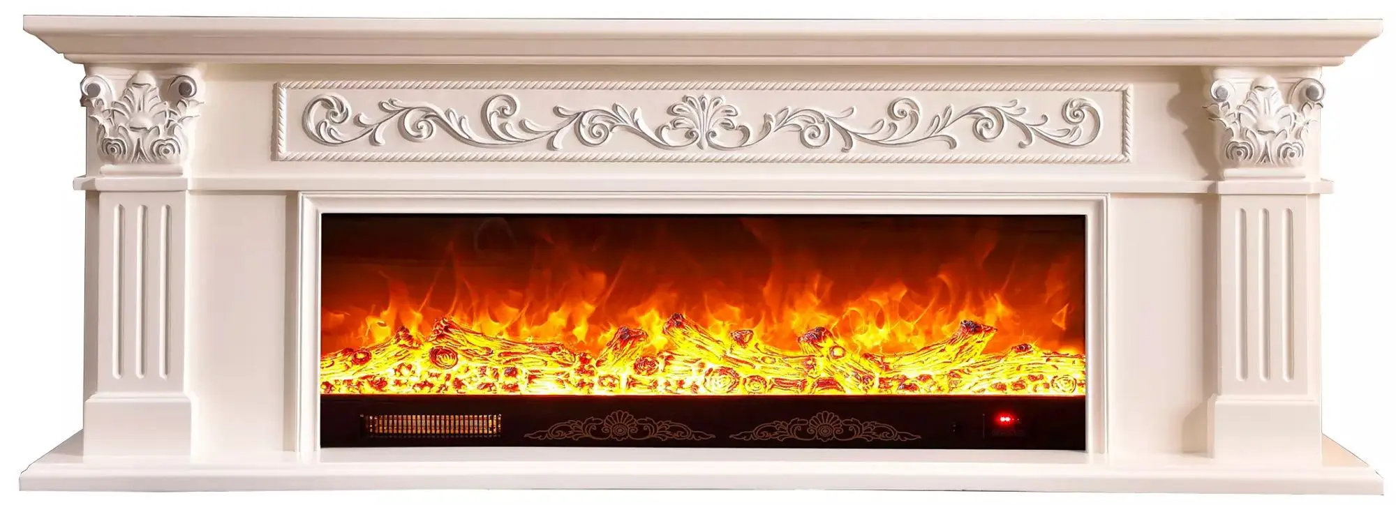 Semineu Art Flame Premium Poseidon 328S (White)