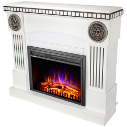 Semineu Art Flame Prometeu & Capri (White) Thumb