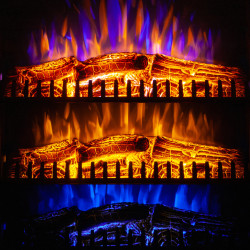 Semineu Art Flame Prometeu & Capri (White) Thumb