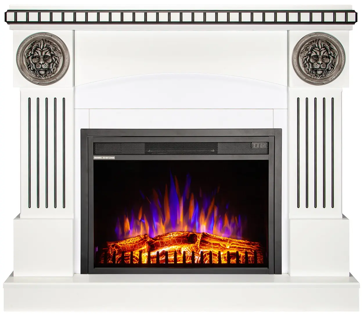 Semineu Art Flame Prometeu & Capri (White)
