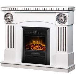 Semineu Art Flame Prometeu & Cristina (White) Thumb