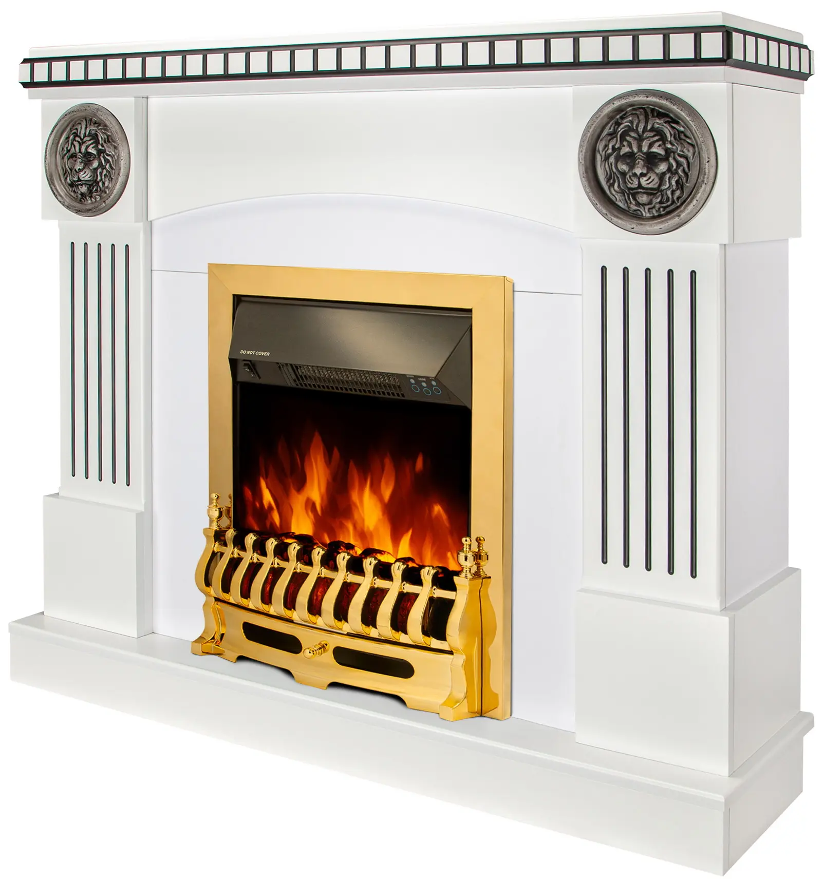 Semineu Art Flame Prometeu & Galileo Gold (White) - 2
