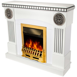 Semineu Art Flame Prometeu & Galileo Gold (White) Thumb