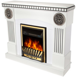 Semineu Art Flame Prometeu & Meridian (White) Thumb