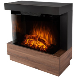 Semineu Art Flame Reverie & Flamora (Wenge/Light Oak) Thumb