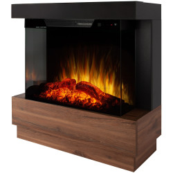 Semineu Art Flame Reverie & Flamora (Wenge/Light Oak)