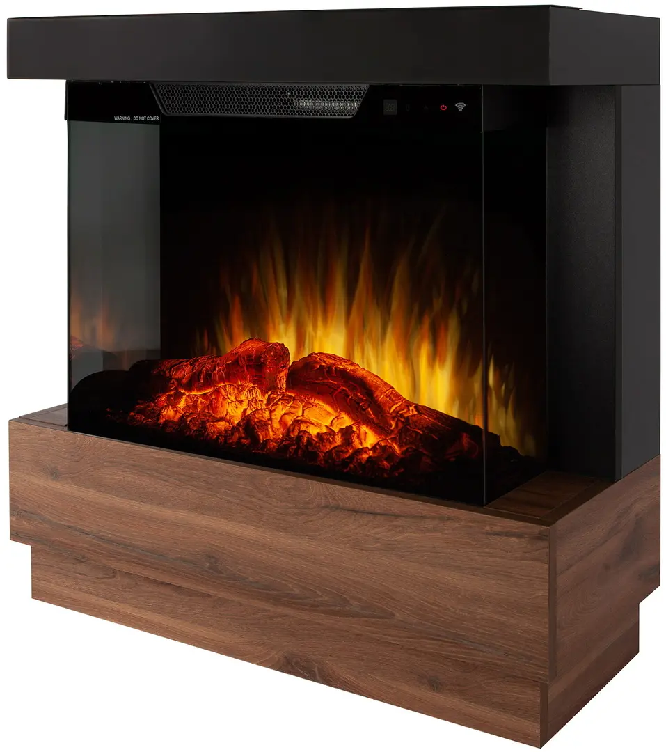 Semineu Art Flame Reverie & Flamora (Wenge/Light Oak)