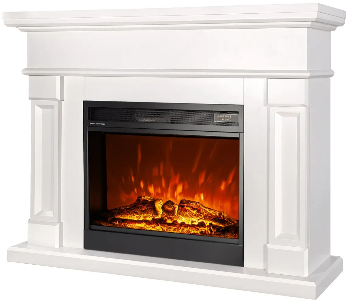 Каминокомплект Art Flame Riga & Mirabella (White) - 2