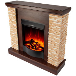 Semineu Art Flame Rock & Corsica (Dark Nut) Thumb