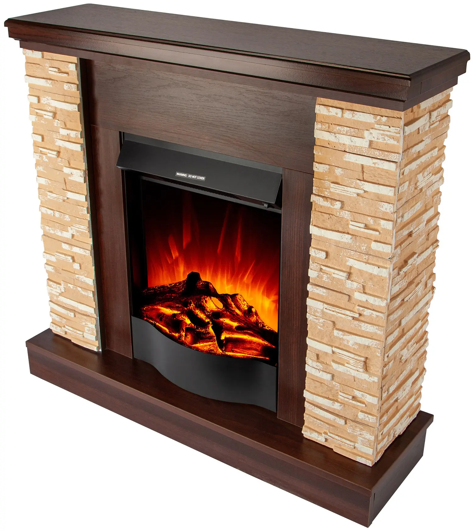 Semineu Art Flame Rock & Corsica (Dark Nut) - 3