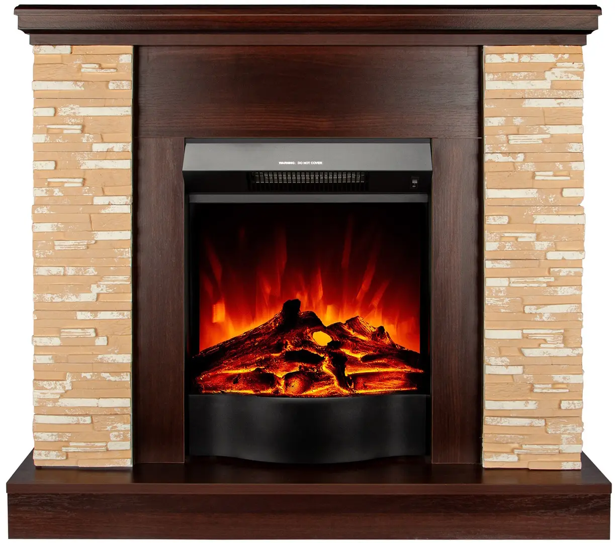 Semineu Art Flame Rock & Corsica (Dark Nut)