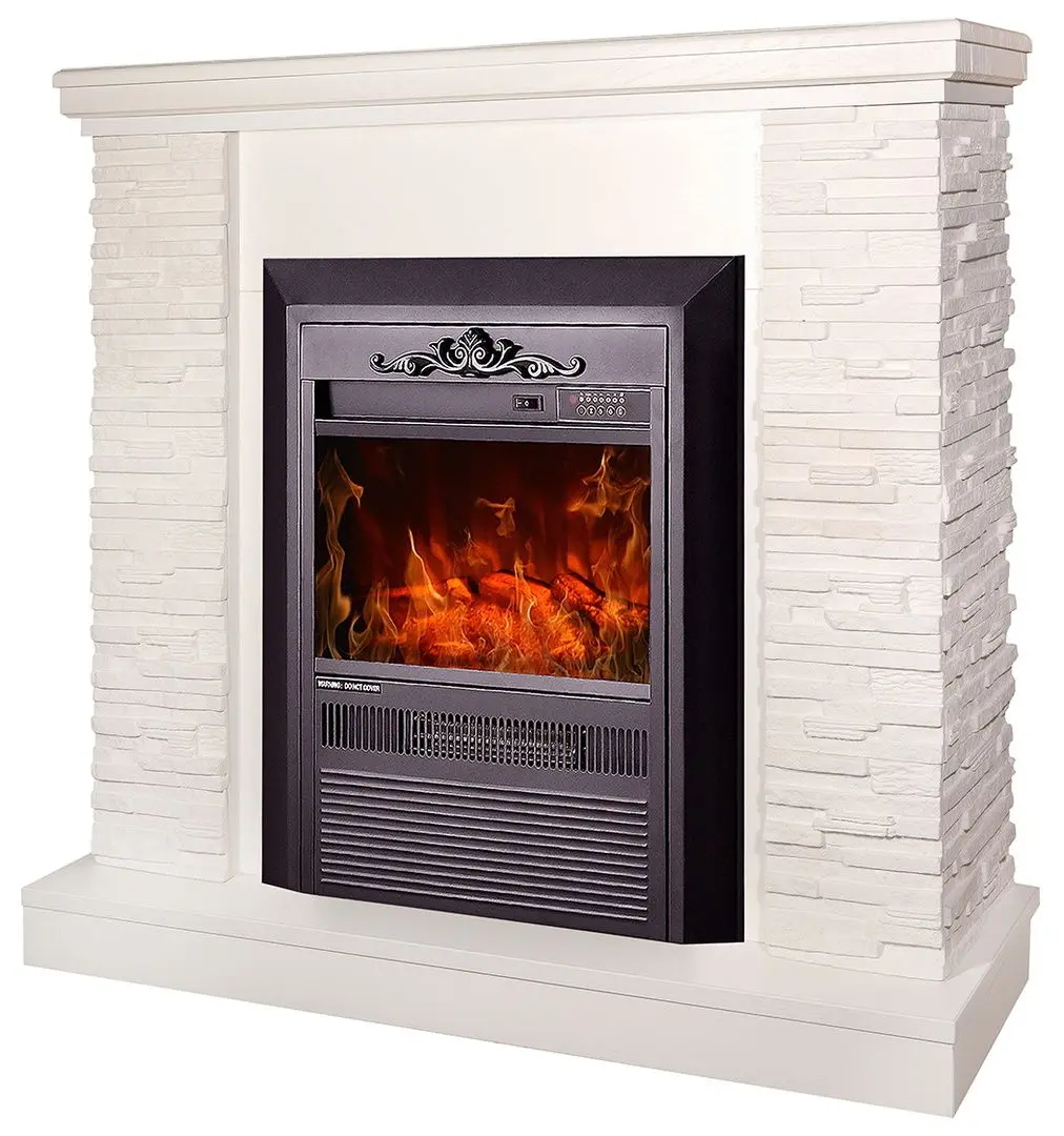 Semineu Art Flame Rock & Cristina (White)