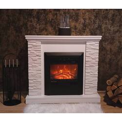 Semineu Art Flame Rock & Cristina (White) Thumb