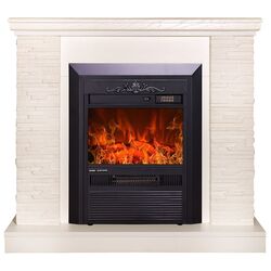 Semineu Art Flame Rock & Cristina (White)