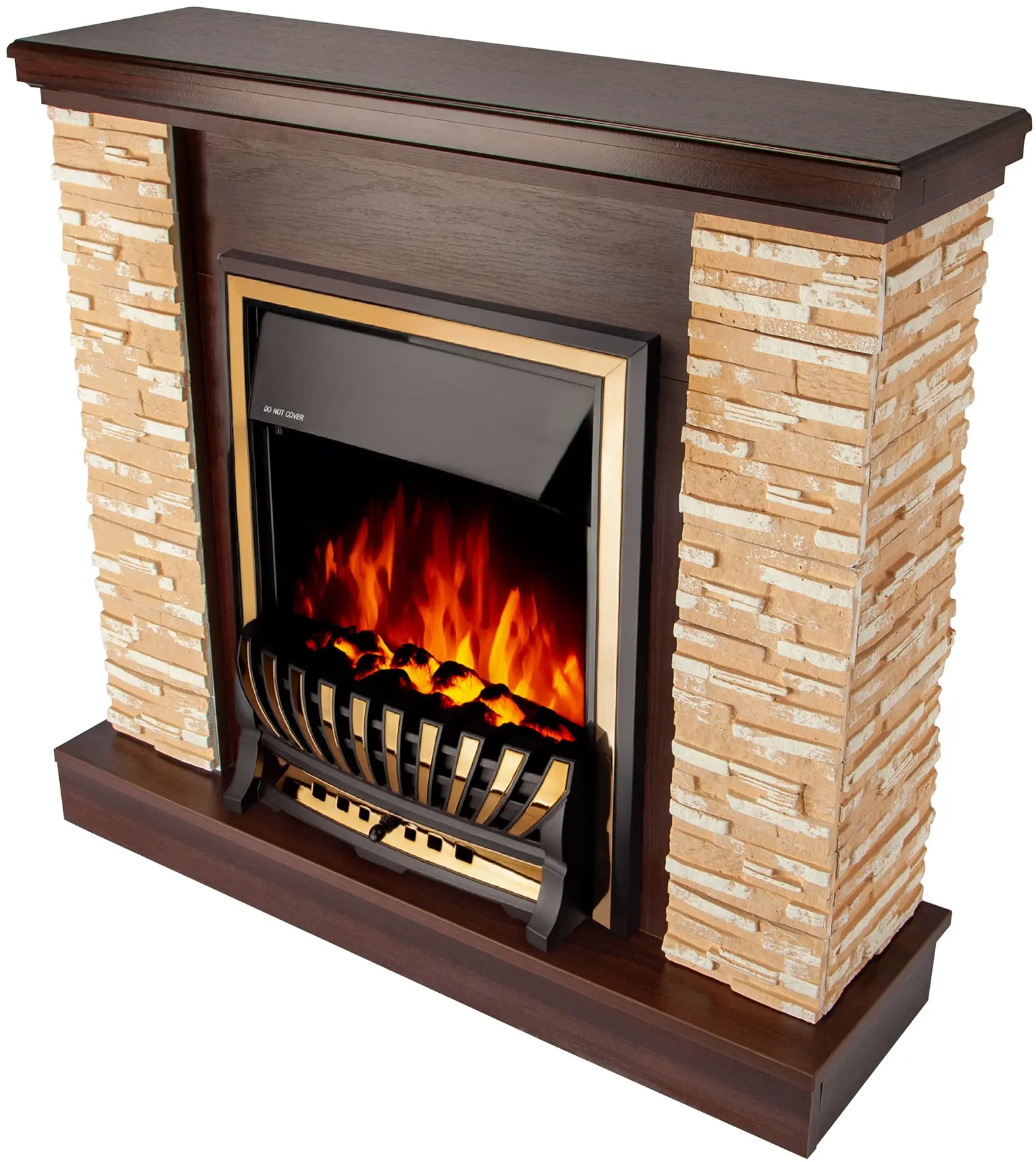 Semineu Art Flame Rock & Meridian (Dark Nut) - 3