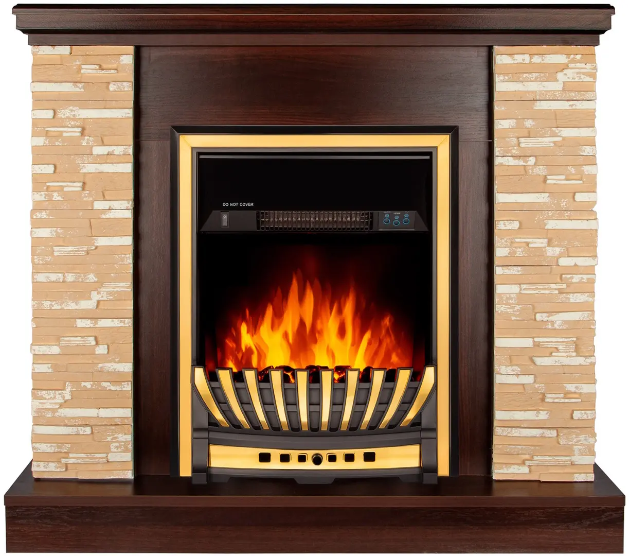 Semineu Art Flame Rock & Meridian (Dark Nut)